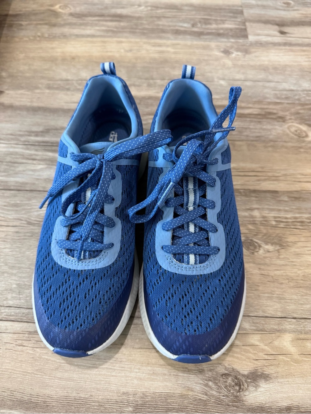 Dansko Women's Navy and Light Blue Mesh Lace-Up Sneakers
